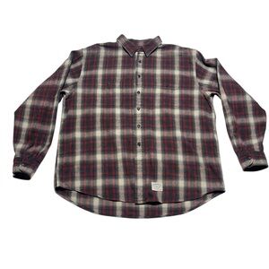 American Eagle Long Sleeves Plaid Flannel Shirt Men’s Size 2XL